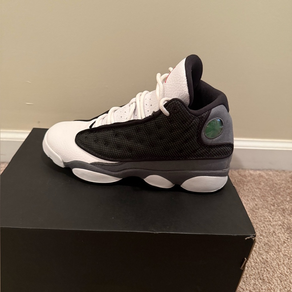 Air Jordan 13 Retro Black White Sneakers
